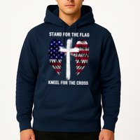 Stand For The Flag Kneel For The Cross USA Eagle Hoodie