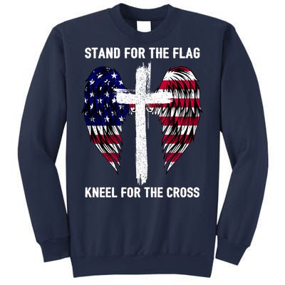 Stand For The Flag Kneel For The Cross USA Eagle Sweatshirt