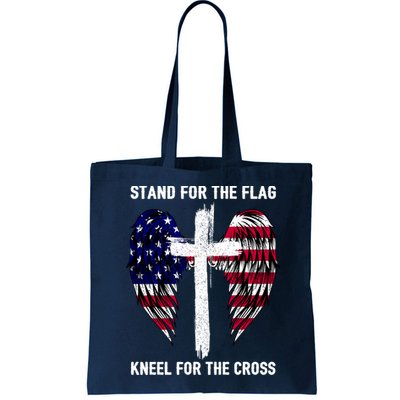 Stand For The Flag Kneel For The Cross USA Eagle Bag