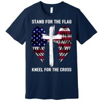 Stand For The Flag Kneel For The Cross USA Eagle Premium T-Shirt