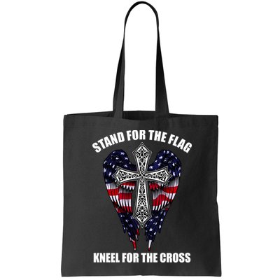 Stand For the Flag Kneel for the Cross USA Eagle Wings Bag
