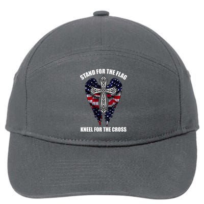 Stand For the Flag Kneel for the Cross USA Eagle Wings 7-Panel Snapback Hat