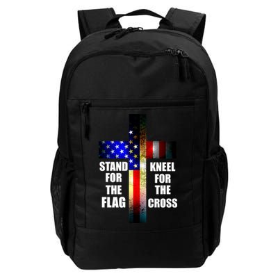 Stand For the Flag Kneel for the Cross USA FLAG Backpack