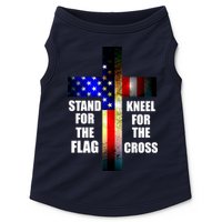 Stand For the Flag Kneel for the Cross USA FLAG Doggie Tank