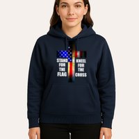 Stand For the Flag Kneel for the Cross USA FLAG Hoodie