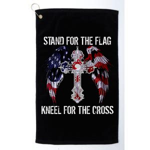 Stand For The Flag Kneel For The Cross USA National Anthem Platinum Collection Golf Towel