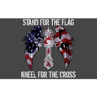 Stand For The Flag Kneel For The Cross USA National Anthem Bumper Sticker