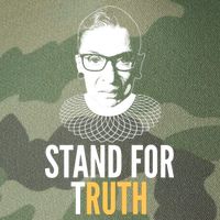 Stand For Truth Quote Ruth Bader Ginsburg Tribute Legacy Tie Dye Trucker Hat