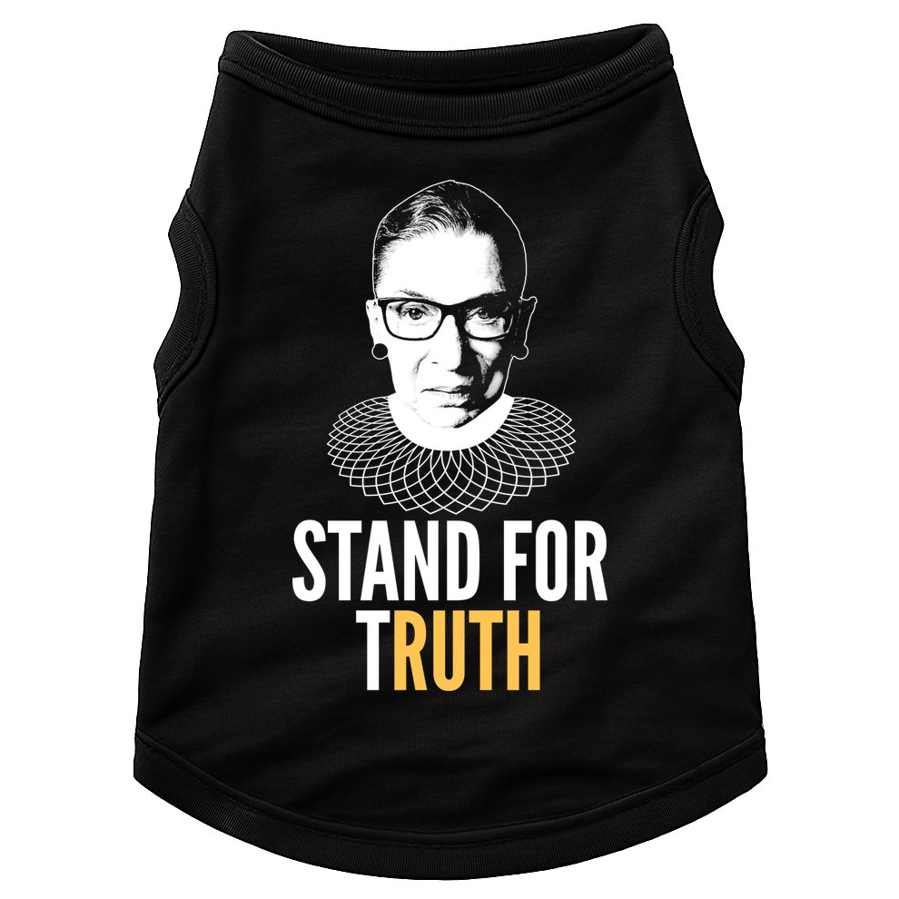 Stand For Truth Quote Ruth Bader Ginsburg Tribute Doggie Tank