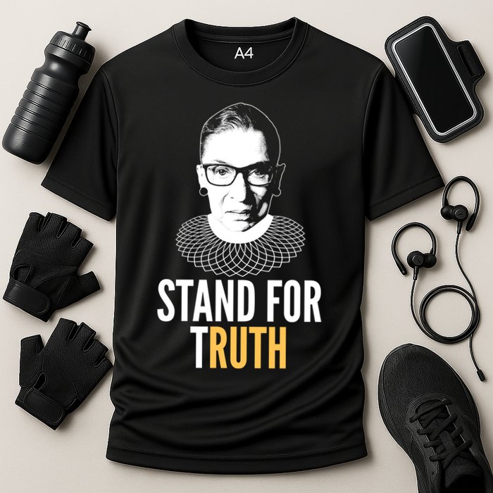 Stand For Truth Quote Ruth Bader Ginsburg Tribute Performance Shirt