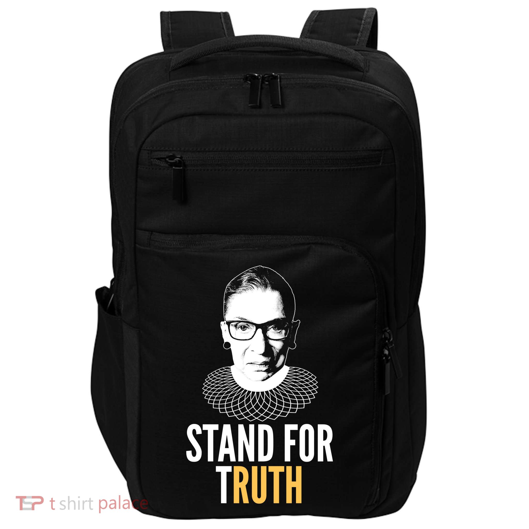 Stand For Truth Quote Ruth Bader Ginsburg Tribute Impact Tech Backpack