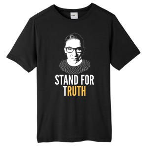 Stand For Truth Quote Ruth Bader Ginsburg Tribute Tall Fusion ChromaSoft Performance T-Shirt