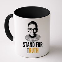 Stand For Truth Quote Ruth Bader Ginsburg Tribute Mug