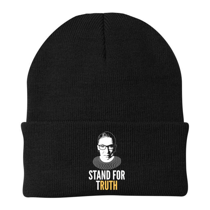 Stand For Truth Quote Ruth Bader Ginsburg Tribute Beanie
