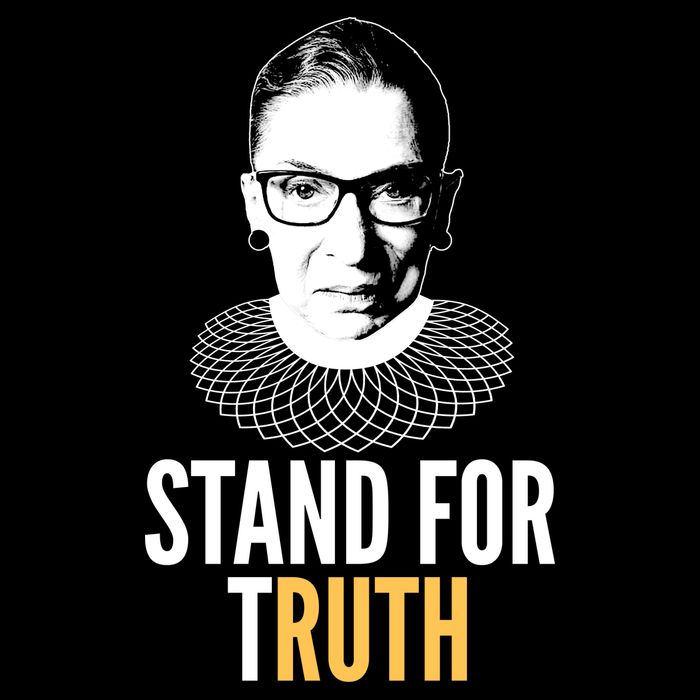 Stand For Truth Quote Ruth Bader Ginsburg Tribute Cooling Performance Long Sleeve Crew