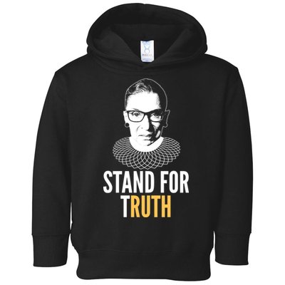 Stand For Truth Quote Ruth Bader Ginsburg Tribute Toddler Hoodie
