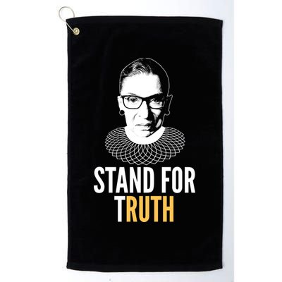 Stand For Truth Quote Ruth Bader Ginsburg Tribute Golf Towel