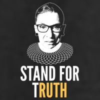 Stand For Truth Quote Ruth Bader Ginsburg Tribute Microfiber Hand Towel