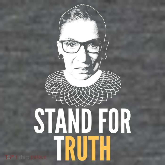 Stand For Truth Quote Ruth Bader Ginsburg Tribute Flexfit Unipanel Trucker Cap