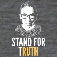Stand For Truth Quote Ruth Bader Ginsburg Tribute Hoodie