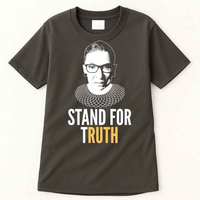 Stand For Truth Quote Ruth Bader Ginsburg Tribute Tall T-Shirt