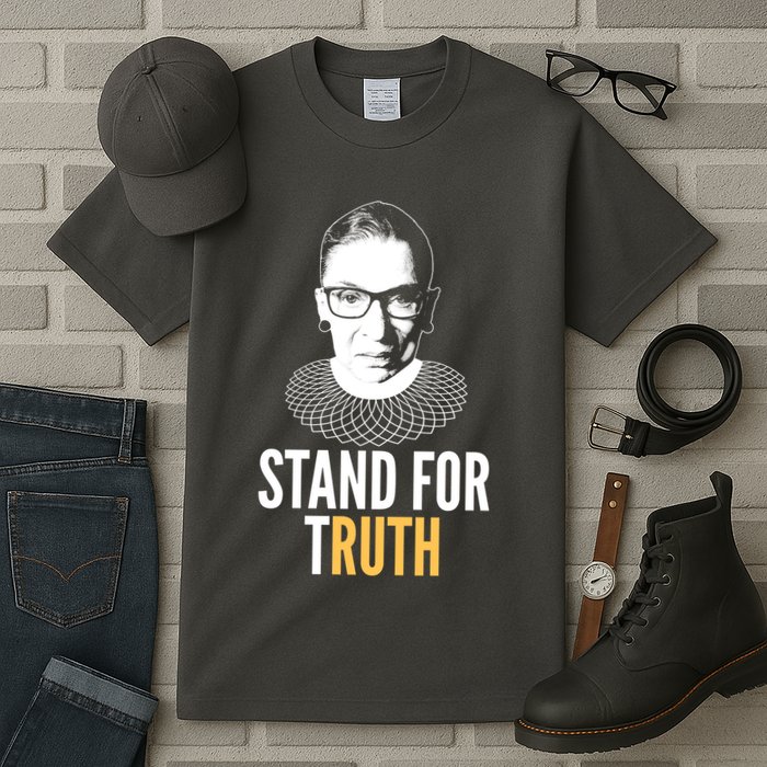 Stand For Truth Quote Ruth Bader Ginsburg Tribute Tall T-Shirt