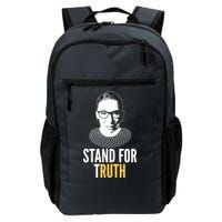 Stand For Truth Quote Ruth Bader Ginsburg Tribute Backpack
