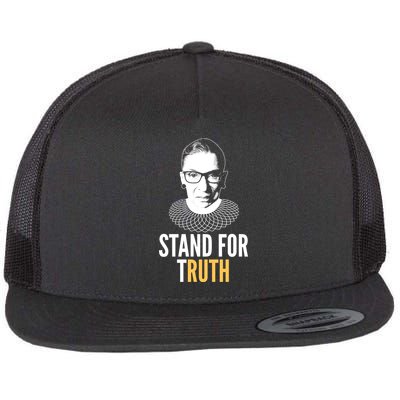 Stand For Truth Quote Ruth Bader Ginsburg Tribute Flatbill Hat