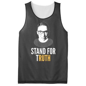 Stand For Truth Quote Ruth Bader Ginsburg Tribute Mesh Reversible Basketball Jersey Tank