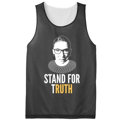 Stand For Truth Quote Ruth Bader Ginsburg Tribute Mesh Reversible Basketball Jersey Tank