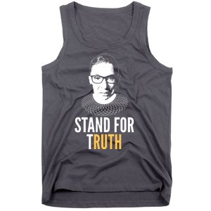 Stand For Truth Quote Ruth Bader Ginsburg Tribute Tank Top