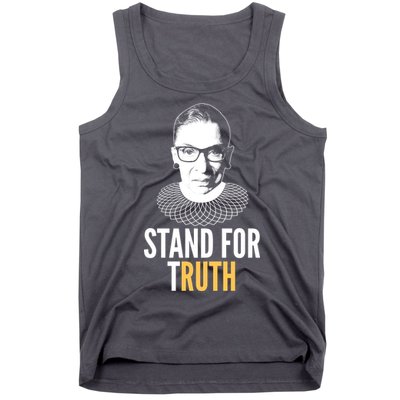 Stand For Truth Quote Ruth Bader Ginsburg Tribute Tank Top