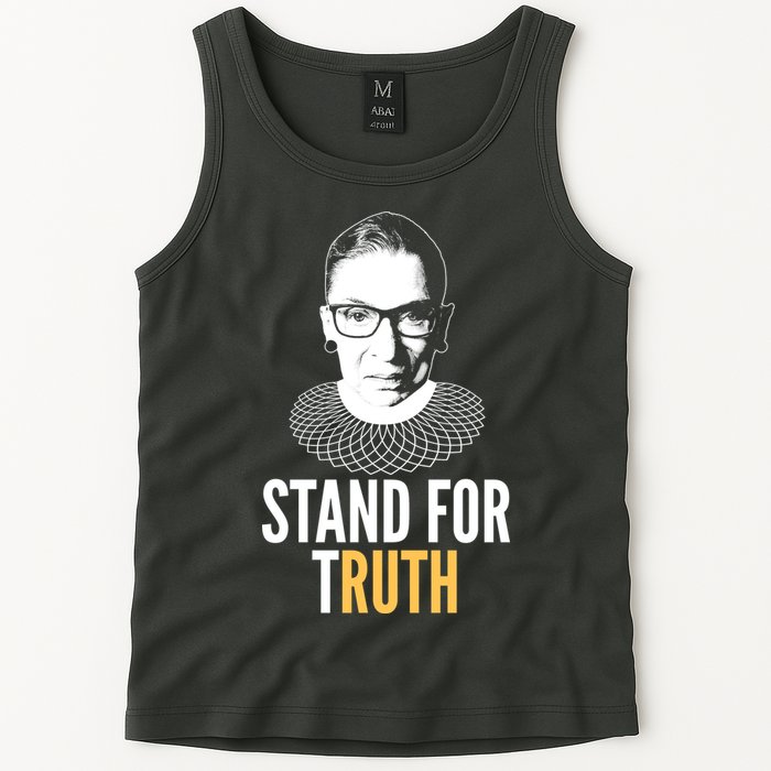 Stand For Truth Quote Ruth Bader Ginsburg Tribute Tank Top