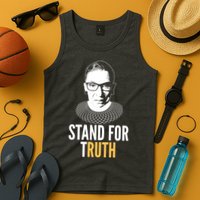 Stand For Truth Quote Ruth Bader Ginsburg Tribute Tank Top