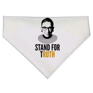 Stand For Truth Quote Ruth Bader Ginsburg Tribute USA-Made Doggie Bandana