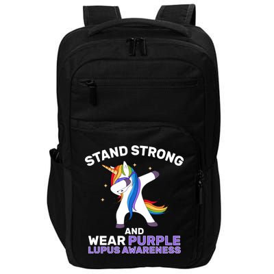 Stand Strong Wear Purple Lupus Awareness Impact Tech Backpack