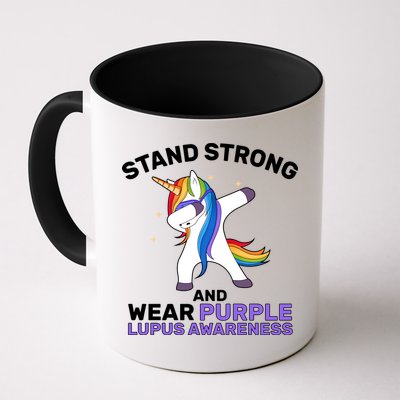Stand Strong Wear Purple Lupus Awareness Mug