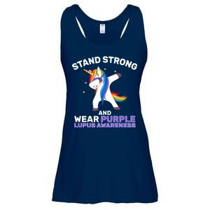 Stand Strong Wear Purple Lupus Awareness Ladies Essential Flowy Tank