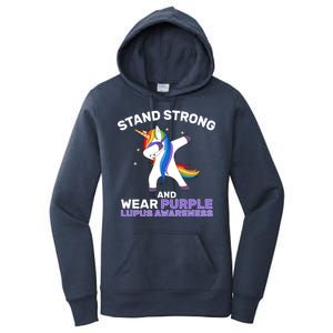 Stand Strong Wear Purple Lupus Awareness Women's Pullover Hoodie