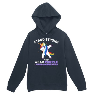 Stand Strong Wear Purple Lupus Awareness Urban Pullover Hoodie