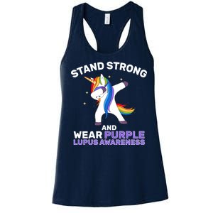 Stand Strong Wear Purple Lupus Awareness Women's Racerback Tank