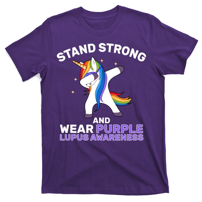 Stand Strong Wear Purple Lupus Awareness T-Shirt