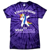 Stand Strong Wear Purple Lupus Awareness Tie-Dye T-Shirt