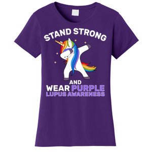 Stand Strong Wear Purple Lupus Awareness Women's T-Shirt