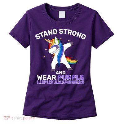 Stand Strong Wear Purple Lupus Awareness Women's T-Shirt