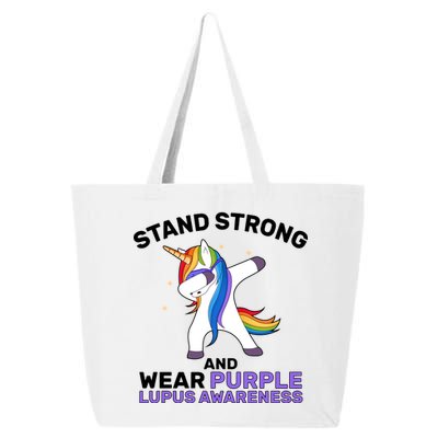 Stand Strong Wear Purple Lupus Awareness 25L Jumbo Tote