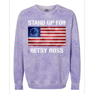 Stand Up For Betsy Ross Colorblast Crewneck Sweatshirt