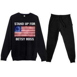 Stand Up For Betsy Ross Premium Crewneck Sweatsuit Set