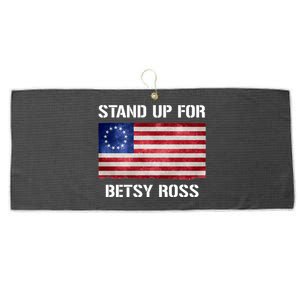 Stand Up For Betsy Ross Large Microfiber Waffle Golf Towel