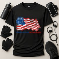 Stand Up For Betsy Ross Distressed Flag Cooling Performance Crew T-Shirt
